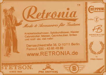 Retronia - Onlineshop für Mode von Gestern